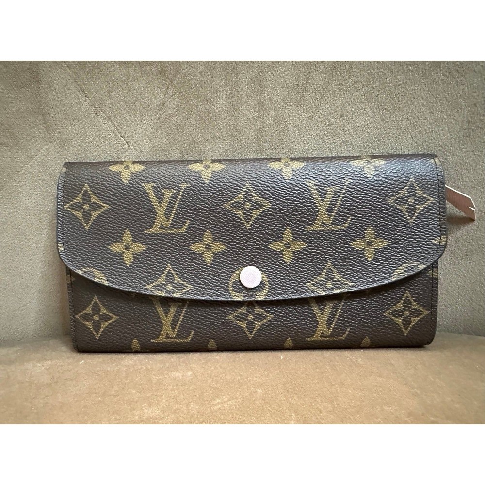 Louis Vuitton Monogram Emilie Wallet Rose Ballerine
